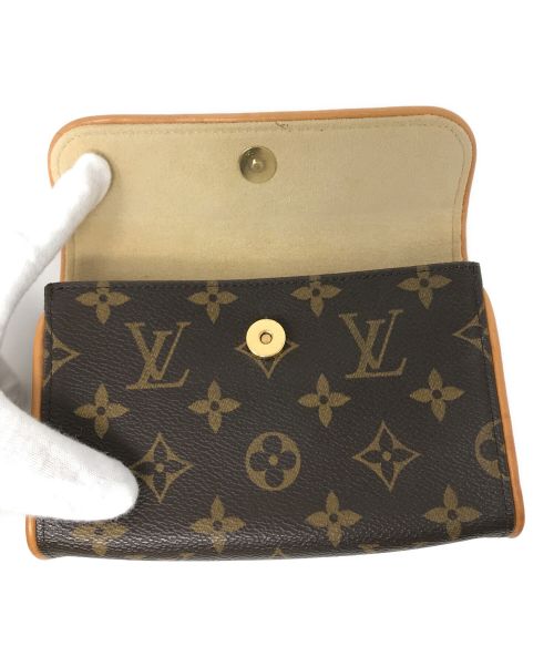 LOUIS VUITTON（ルイ ヴィトン）LOUIS VUITTON (ルイ ヴィトン) ウエストポーチ モノグラム ポシェットフロランティーヌ ブラウン サイズ:実寸サイズにてご確認ください。の古着・服飾アイテム
