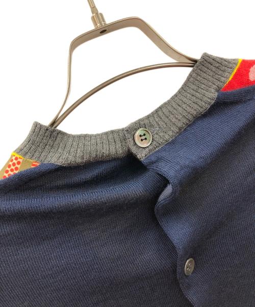 tricot COMME des GARCONS（トリココムデギャルソン）tricot COMME des GARCONS (トリココムデギャルソン) ニット ウール パッチワーク バックオープンクルーネック マルチカラー サイズ:実寸サイズにてご確認ください。の古着・服飾アイテム