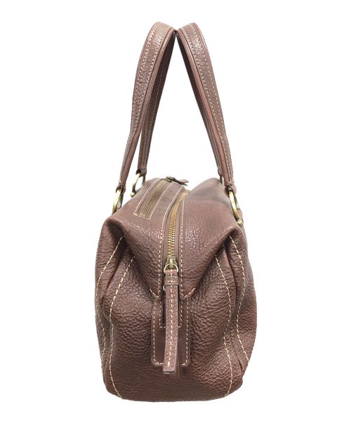 土屋鞄（ツチヤカバン）土屋鞄 (ツチヤカバン) ミニボストンバッグ ブラウン サイズ:実寸サイズにてご確認ください。の古着・服飾アイテム