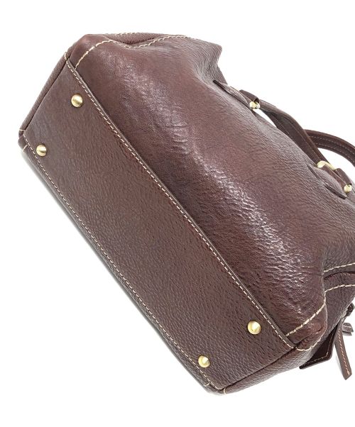 土屋鞄（ツチヤカバン）土屋鞄 (ツチヤカバン) ミニボストンバッグ ブラウン サイズ:実寸サイズにてご確認ください。の古着・服飾アイテム