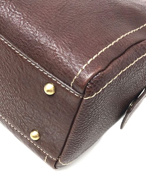 土屋鞄（ツチヤカバン）土屋鞄 (ツチヤカバン) ミニボストンバッグ ブラウン サイズ:実寸サイズにてご確認ください。の古着・服飾アイテム