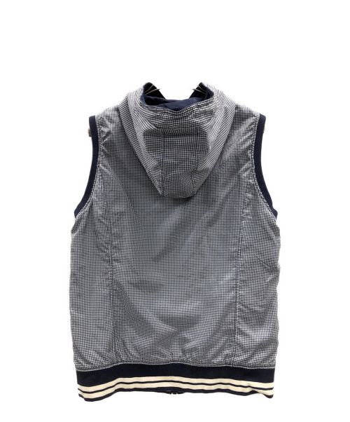 BURBERRY BLACK LABEL（バーバリーブラックレーベル）BURBERRY BLACK LABEL (バーバリーブラックレーベル) ベスト リバーシブルベスト リバーシブル ジップアップベスト ネイビー サイズ:2の古着・服飾アイテム