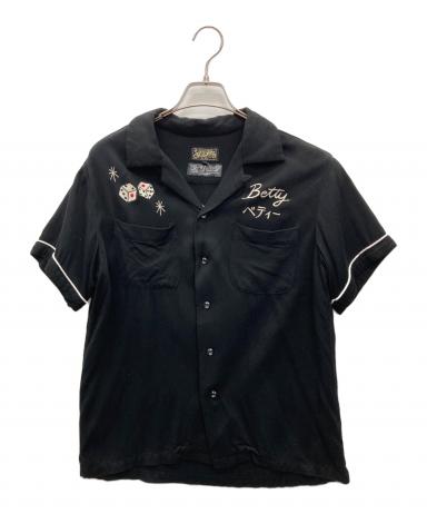 【SKULL WORKS】 BETTY BOOP レーヨン オープンカラーシャツ 中古・古着通販】SKULL WORKS (スカルワークス) BETTY BOOP (ベティー
