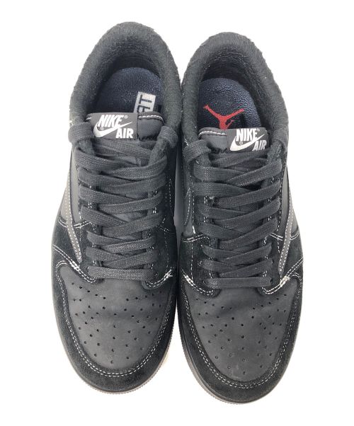 NIKE（ナイキ）NIKE (ナイキ) Travis Scott (トラヴィス スコット) スニーカー AIR JORDAN 1 LOW RETRO OG SP(エア ジョーダン 1 ロー OG スペシャル) ブラック サイズ:27.5cmの古着・服飾アイテム