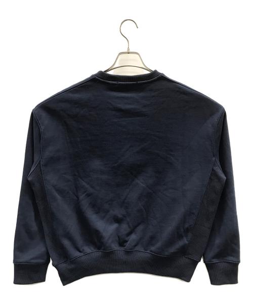 Mardi Mercredi（マルディメクルディ）Mardi Mercredi (マルディメクルディ) スウェット　SWEATSHIRT FLOWERMARDI NEEDLEWORK（スウェットシャツ フラワーマルディ ニードルワーク） ネイビー サイズ:実寸サイズにてご確認ください。の古着・服飾アイテム