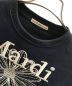 Mardi Mercredi (マルディメクルディ) スウェット　SWEATSHIRT FLOWERMARDI NEEDLEWORK（スウェットシャツ フラワーマルディ ニードルワーク） ネイビー サイズ:実寸サイズにてご確認ください。：6000円