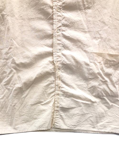 EEL（イール）EEL (イール) ノーカラーワイドシャツ アイボリー サイズ:Mの古着・服飾アイテム