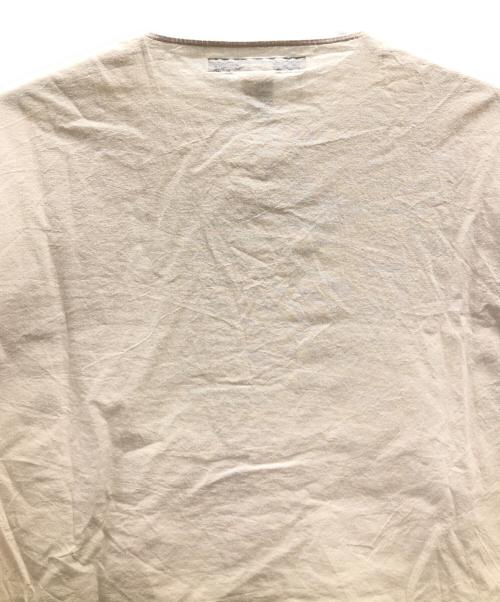 EEL（イール）EEL (イール) ノーカラーワイドシャツ アイボリー サイズ:Mの古着・服飾アイテム