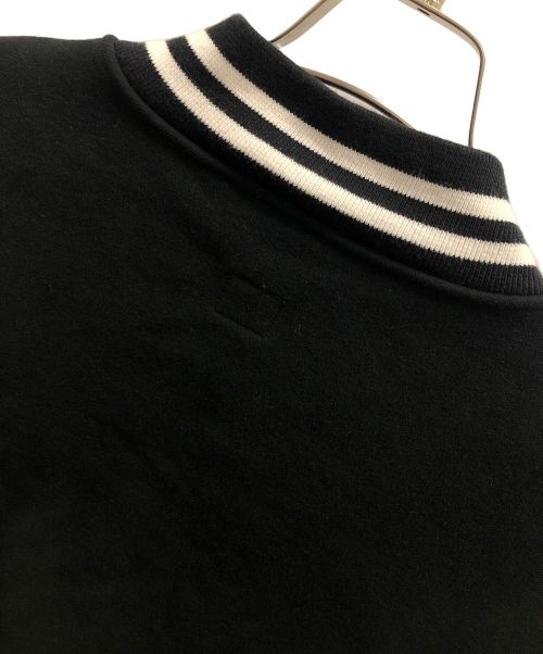 Champion（チャンピオン）Champion (チャンピオン) スタジャン ウィンドストッパーリーバースウィーブジャケット ブラック サイズ:LARGEの古着・服飾アイテム