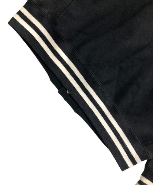 Champion（チャンピオン）Champion (チャンピオン) スタジャン ウィンドストッパーリーバースウィーブジャケット ブラック サイズ:LARGEの古着・服飾アイテム