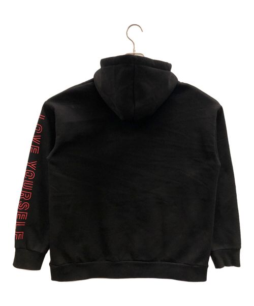 BTS（ビーティーエス）BTS (ビーティーエス) ジップパーカー 2018 BTS WORLD TOUR‘LOVE YOURSELF’ZIP-UP HOODY（ビーティーエス ワールドツアー ‘ラヴ ユアセルフ’ ジップ-アップ フーディ ブラック サイズ:1の古着・服飾アイテム