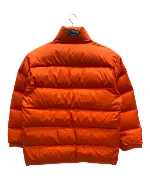 FIRST DOWN（ファーストダウン）FIRST DOWN (ファーストダウン) ダウンジャケット リバーシブルダウンジャケット ブラック/オレンジ サイズ:M/Mの古着・服飾アイテム