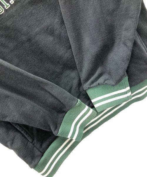 X-LARGE（エクストララージ）X-LARGE (エクストララージ) スウェット RIB LINE CREWNECK SWEAT(リブラインクルーネックスウェット) ブラック サイズ:Lの古着・服飾アイテム