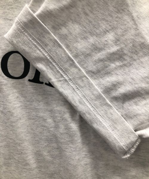 BROOK（ブルック）Brook (ブルック) Tシャツ/半袖カットソー シンプルロゴTシャツ グレー サイズ:XLの古着・服飾アイテム