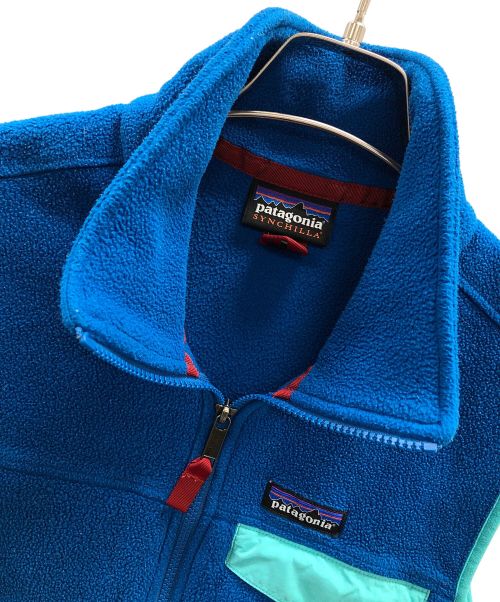 Patagonia（パタゴニア）Patagonia (パタゴニア) フリースベスト SYNCHILLA（シンチラ）フリースベスト ブルー サイズ:Sの古着・服飾アイテム