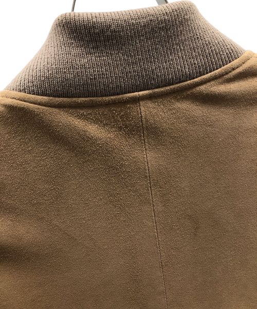 Cinquanta（チンクワンタ）Cinquanta (チンクワンタ) レザージャケット スエード ボンバージャケット ベージュ サイズ:実寸サイズにてご確認ください。の古着・服飾アイテム
