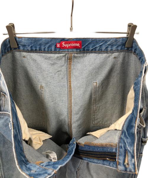 SUPREME（シュプリーム）SUPREME (シュプリーム) ダブルニーペインターパンツ インディゴ サイズ:36の古着・服飾アイテム