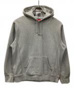 SUPREMEシュプリーム）の古着「フロントロゴ プルオーバーパーカー」｜グレー