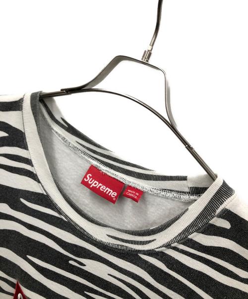 SUPREME（シュプリーム）SUPREME (シュプリーム) スウェット ホワイト×ブラック サイズ:XXLargeの古着・服飾アイテム