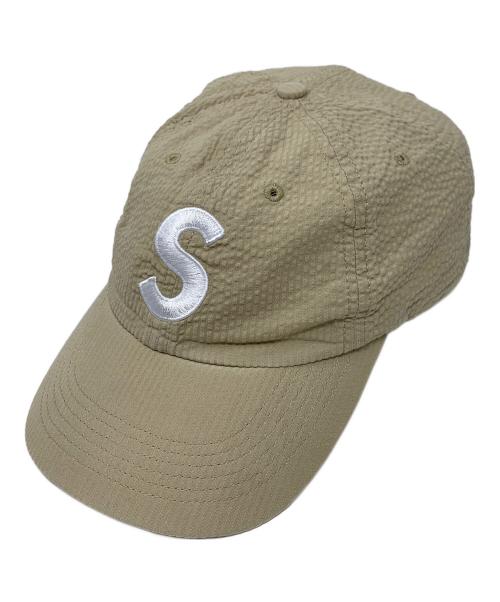 SUPREME（シュプリーム）SUPREME (シュプリーム) キャップ seersucker s logo 6-panel（シアサッカー エス ロゴ シックス パネル） ベージュ サイズ:実寸サイズにてご確認ください。の古着・服飾アイテム