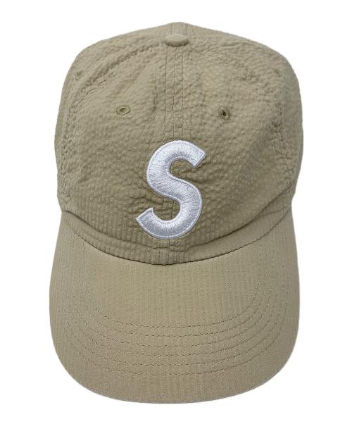SUPREME（シュプリーム）SUPREME (シュプリーム) キャップ seersucker s logo 6-panel（シアサッカー エス ロゴ シックス パネル） ベージュ サイズ:実寸サイズにてご確認ください。の古着・服飾アイテム