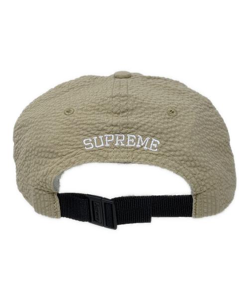 SUPREME（シュプリーム）SUPREME (シュプリーム) キャップ seersucker s logo 6-panel（シアサッカー エス ロゴ シックス パネル） ベージュ サイズ:実寸サイズにてご確認ください。の古着・服飾アイテム