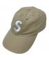 SUPREME（シュプリーム）の古着「キャップ seersucker s logo 6-panel（シアサッカー エス ロゴ シックス パネル）」｜ベージュ