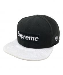 SUPREME×New Era（シュプリーム×ニューエラ）の古着「キャップ」｜ホワイト×ブラック