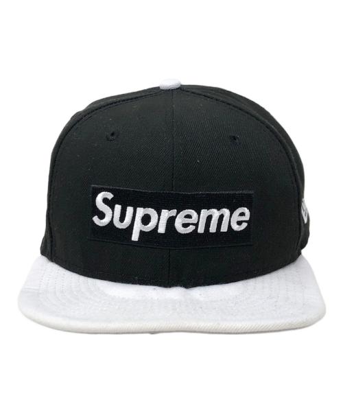SUPREME（シュプリーム）SUPREME (シュプリーム) New Era (ニューエラ) キャップ ホワイト×ブラック サイズ:7 3/4の古着・服飾アイテム