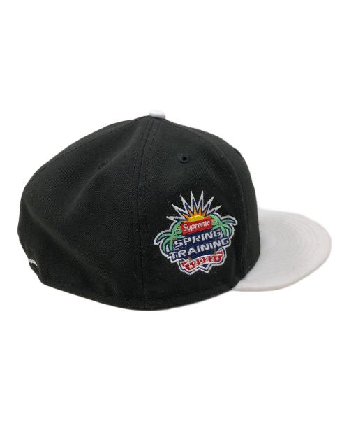SUPREME（シュプリーム）SUPREME (シュプリーム) New Era (ニューエラ) キャップ ホワイト×ブラック サイズ:7 3/4の古着・服飾アイテム