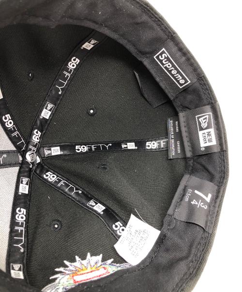 SUPREME（シュプリーム）SUPREME (シュプリーム) New Era (ニューエラ) キャップ ホワイト×ブラック サイズ:7 3/4の古着・服飾アイテム