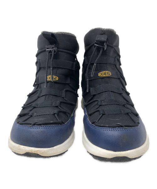 KEEN（キーン）KEEN (キーン) ブーツ UNEEK SNK CHUKKA WP (ユニーク SNK チャッカ WP) ブラック×ネイビー サイズ:26.5cmの古着・服飾アイテム