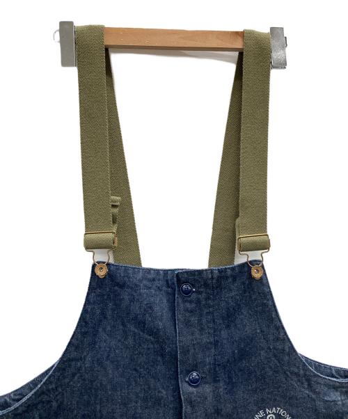 Maden Workwear（メイデンワークウェアー）Maden Workwear (メイデンワークウェアー) オーバーオール ネイビー サイズ:XXXLの古着・服飾アイテム