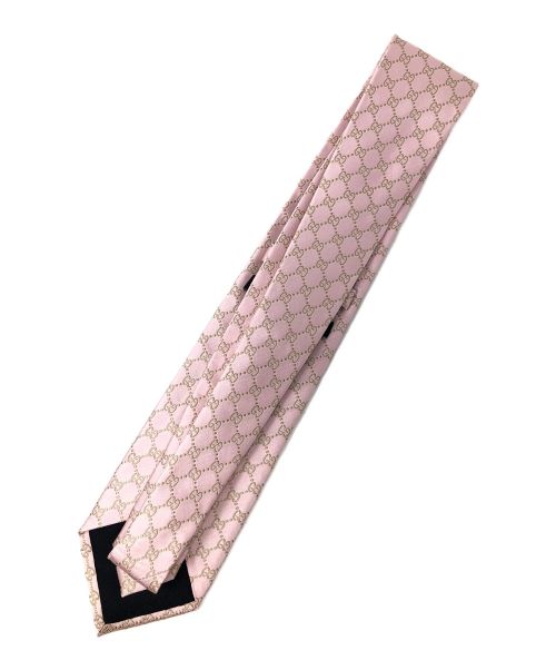 GUCCI（グッチ）GUCCI (グッチ) ネクタイ ピンク サイズ:実寸サイズにてご確認ください。の古着・服飾アイテム