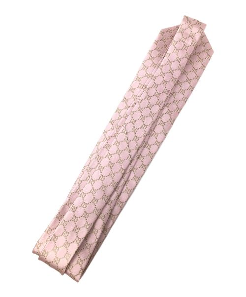 GUCCI（グッチ）GUCCI (グッチ) ネクタイ ピンク サイズ:実寸サイズにてご確認ください。の古着・服飾アイテム