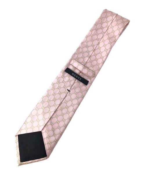 GUCCI（グッチ）GUCCI (グッチ) ネクタイ ピンク サイズ:実寸サイズにてご確認ください。の古着・服飾アイテム