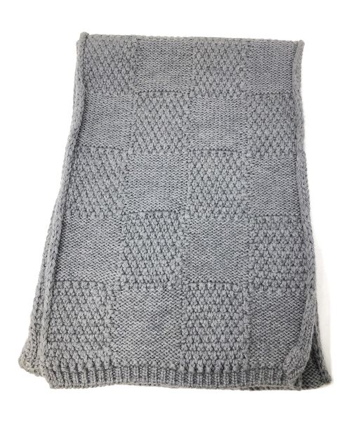 LOUIS VUITTON（ルイ ヴィトン）LOUIS VUITTON (ルイ ヴィトン) エシャルプ・ダミエマフラー グレー サイズ:実寸サイズにてご確認ください。の古着・服飾アイテム