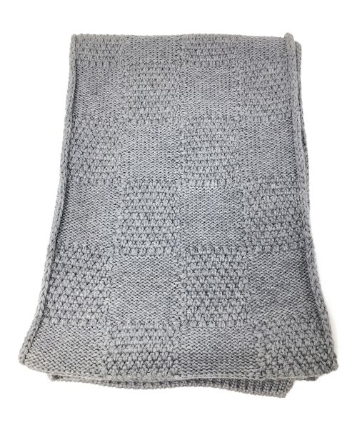 LOUIS VUITTON（ルイ ヴィトン）LOUIS VUITTON (ルイ ヴィトン) エシャルプ・ダミエマフラー グレー サイズ:実寸サイズにてご確認ください。の古着・服飾アイテム