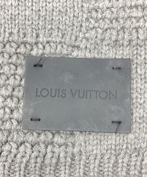 LOUIS VUITTON（ルイ ヴィトン）LOUIS VUITTON (ルイ ヴィトン) エシャルプ・ダミエマフラー グレー サイズ:実寸サイズにてご確認ください。の古着・服飾アイテム
