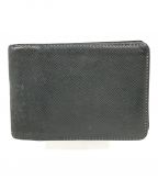 LOUIS VUITTONルイ ヴィトン）の古着「2つ折り財布 ポルト ビエ・3 ヴォレ アルドワーズ」｜ブラック