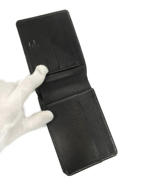 LOUIS VUITTON（ルイ ヴィトン）LOUIS VUITTON (ルイ ヴィトン) 2つ折り財布 ポルト ビエ・3 ヴォレ アルドワーズ ブラック サイズ:実寸サイズにてご確認ください。の古着・服飾アイテム