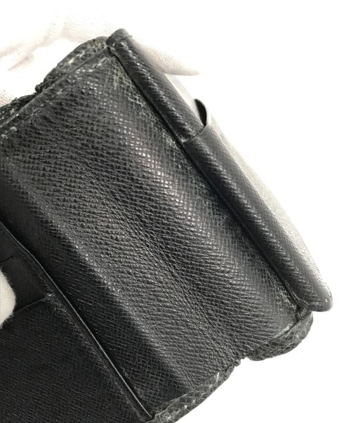LOUIS VUITTON（ルイ ヴィトン）LOUIS VUITTON (ルイ ヴィトン) 2つ折り財布 ポルト ビエ・3 ヴォレ アルドワーズ ブラック サイズ:実寸サイズにてご確認ください。の古着・服飾アイテム