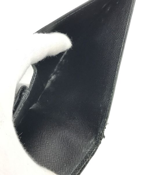 LOUIS VUITTON（ルイ ヴィトン）LOUIS VUITTON (ルイ ヴィトン) 2つ折り財布 ポルト ビエ・3 ヴォレ アルドワーズ ブラック サイズ:実寸サイズにてご確認ください。の古着・服飾アイテム