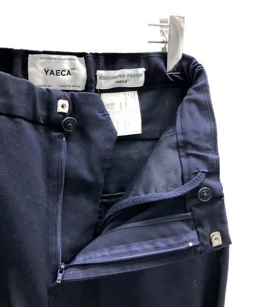 YAECA（ヤエカ）YAECA (ヤエカ) ストレッチパンツ ネイビー サイズ:Mの古着・服飾アイテム
