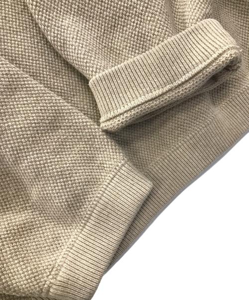 crepuscule（クレプスキュール）crepuscule (クレプスキュール) スウェット Moss Stitch Sweat（モス ステッチ スウェット） ベージュ サイズ:2の古着・服飾アイテム