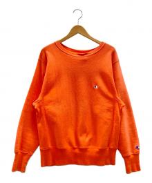 Champion（チャンピオン）の古着「スウェット REVERSE WEAVE(リバースウィーブ)」｜オレンジ