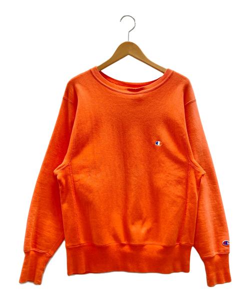 Champion（チャンピオン）Champion (チャンピオン) スウェット REVERSE WEAVE(リバースウィーブ) オレンジ サイズ:MEDIUMの古着・服飾アイテム