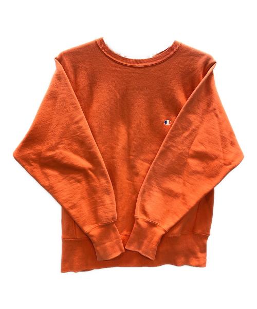 Champion（チャンピオン）Champion (チャンピオン) スウェット REVERSE WEAVE(リバースウィーブ) オレンジ サイズ:MEDIUMの古着・服飾アイテム