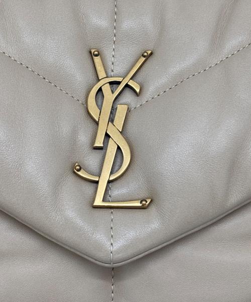 Saint Laurent Paris（サンローランパリ）Saint Laurent Paris (サンローランパリ) ショルダーバッグ ベージュの古着・服飾アイテム