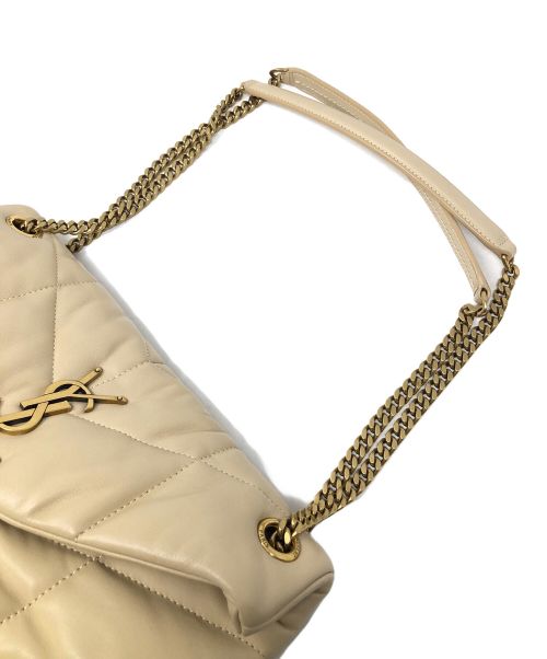 Saint Laurent Paris（サンローランパリ）Saint Laurent Paris (サンローランパリ) 2WAYバッグ ショルダーバッグ ハンドバッグ ベージュ サイズ:Sの古着・服飾アイテム